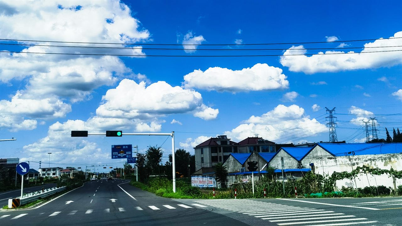 乡道交叉口・盛夏的云 - 唐建鹏摄影
